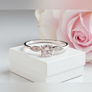 Sterling Silver Ring Cubic Zirconia Womens Jewelry